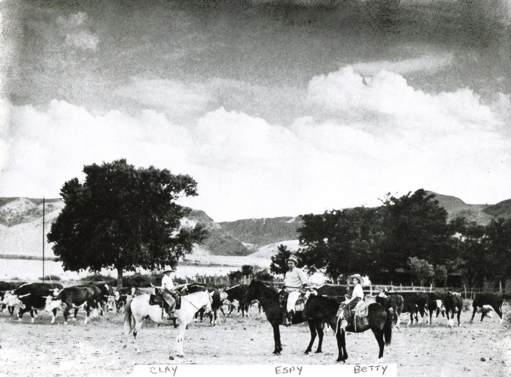 history ce miller ranch clay espy betty miller on horses